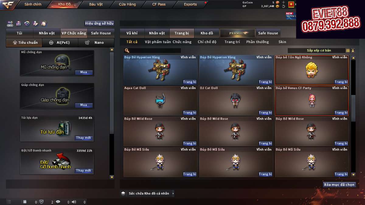 shop acc cf uy tin gia re